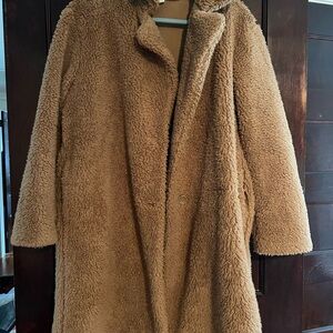 Uniqlo Tan Teddy Jacket